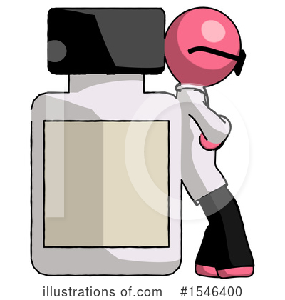 Royalty-Free (RF) Pink Design Mascot Clipart Illustration by Leo Blanchette - Stock Sample #1546400