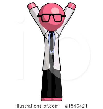 Royalty-Free (RF) Pink Design Mascot Clipart Illustration by Leo Blanchette - Stock Sample #1546421