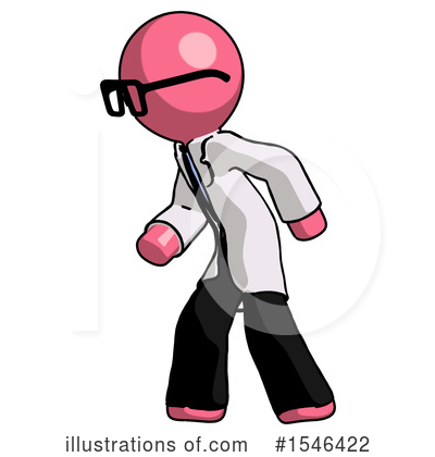 Royalty-Free (RF) Pink Design Mascot Clipart Illustration by Leo Blanchette - Stock Sample #1546422