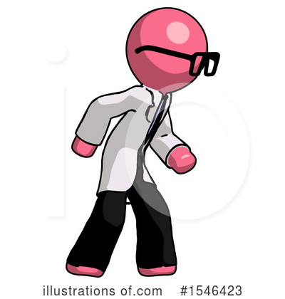 Royalty-Free (RF) Pink Design Mascot Clipart Illustration by Leo Blanchette - Stock Sample #1546423