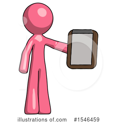 Royalty-Free (RF) Pink Design Mascot Clipart Illustration by Leo Blanchette - Stock Sample #1546459