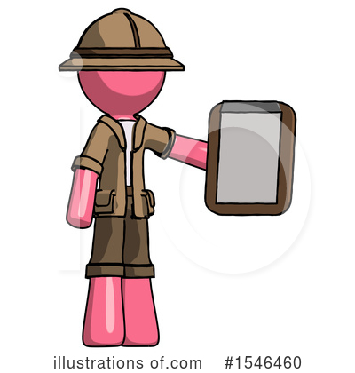 Royalty-Free (RF) Pink Design Mascot Clipart Illustration by Leo Blanchette - Stock Sample #1546460