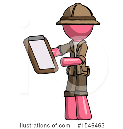 Royalty-Free (RF) Pink Design Mascot Clipart Illustration by Leo Blanchette - Stock Sample #1546463