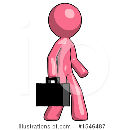 Royalty-Free (RF) Pink Design Mascot Clipart Illustration by Leo Blanchette - Stock Sample #1546487