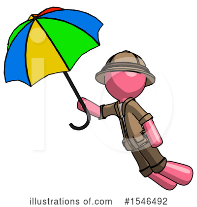 Royalty-Free (RF) Pink Design Mascot Clipart Illustration by Leo Blanchette - Stock Sample #1546492