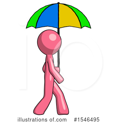 Royalty-Free (RF) Pink Design Mascot Clipart Illustration by Leo Blanchette - Stock Sample #1546495
