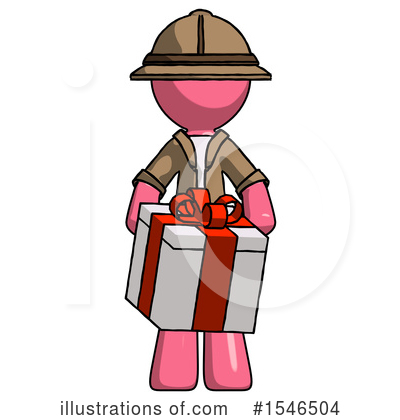 Royalty-Free (RF) Pink Design Mascot Clipart Illustration by Leo Blanchette - Stock Sample #1546504