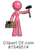 Pink Design Mascot Clipart #1546514 by Leo Blanchette
