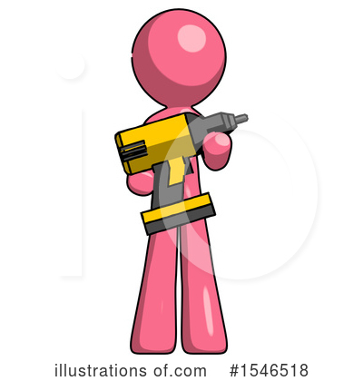 Royalty-Free (RF) Pink Design Mascot Clipart Illustration by Leo Blanchette - Stock Sample #1546518