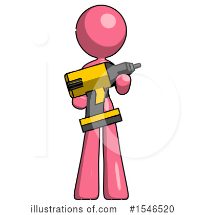 Royalty-Free (RF) Pink Design Mascot Clipart Illustration by Leo Blanchette - Stock Sample #1546520