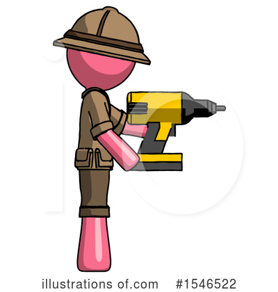 Royalty-Free (RF) Pink Design Mascot Clipart Illustration by Leo Blanchette - Stock Sample #1546522