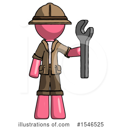 Royalty-Free (RF) Pink Design Mascot Clipart Illustration by Leo Blanchette - Stock Sample #1546525