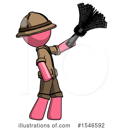 Royalty-Free (RF) Pink Design Mascot Clipart Illustration by Leo Blanchette - Stock Sample #1546592
