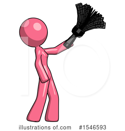 Royalty-Free (RF) Pink Design Mascot Clipart Illustration by Leo Blanchette - Stock Sample #1546593