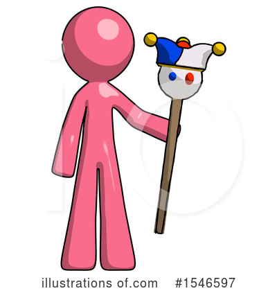 Royalty-Free (RF) Pink Design Mascot Clipart Illustration by Leo Blanchette - Stock Sample #1546597
