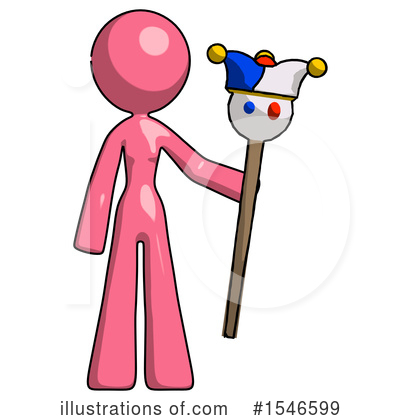 Royalty-Free (RF) Pink Design Mascot Clipart Illustration by Leo Blanchette - Stock Sample #1546599