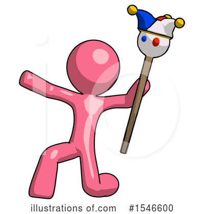 Royalty-Free (RF) Pink Design Mascot Clipart Illustration by Leo Blanchette - Stock Sample #1546600
