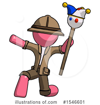 Royalty-Free (RF) Pink Design Mascot Clipart Illustration by Leo Blanchette - Stock Sample #1546601
