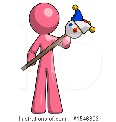 Royalty-Free (RF) Pink Design Mascot Clipart Illustration by Leo Blanchette - Stock Sample #1546603
