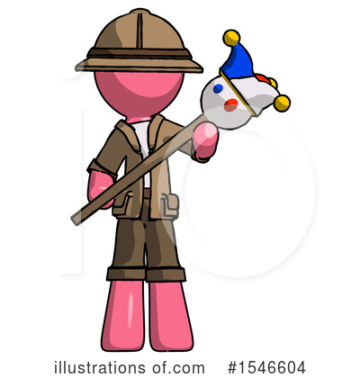 Royalty-Free (RF) Pink Design Mascot Clipart Illustration by Leo Blanchette - Stock Sample #1546604