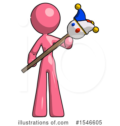 Royalty-Free (RF) Pink Design Mascot Clipart Illustration by Leo Blanchette - Stock Sample #1546605