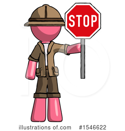 Royalty-Free (RF) Pink Design Mascot Clipart Illustration by Leo Blanchette - Stock Sample #1546622