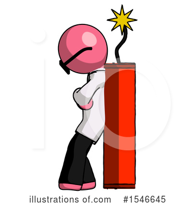 Royalty-Free (RF) Pink Design Mascot Clipart Illustration by Leo Blanchette - Stock Sample #1546645