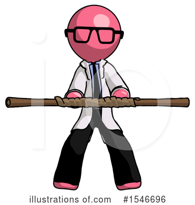 Royalty-Free (RF) Pink Design Mascot Clipart Illustration by Leo Blanchette - Stock Sample #1546696