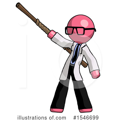 Royalty-Free (RF) Pink Design Mascot Clipart Illustration by Leo Blanchette - Stock Sample #1546699