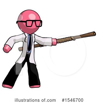 Royalty-Free (RF) Pink Design Mascot Clipart Illustration by Leo Blanchette - Stock Sample #1546700