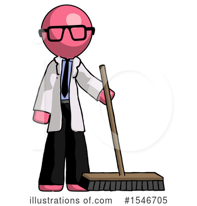 Royalty-Free (RF) Pink Design Mascot Clipart Illustration by Leo Blanchette - Stock Sample #1546705
