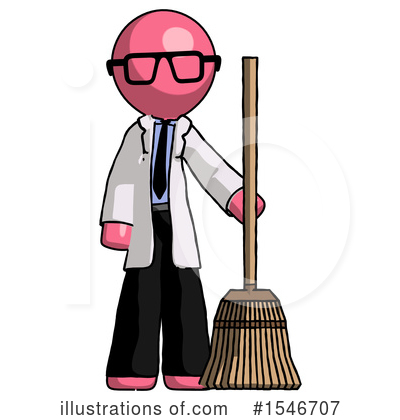 Royalty-Free (RF) Pink Design Mascot Clipart Illustration by Leo Blanchette - Stock Sample #1546707