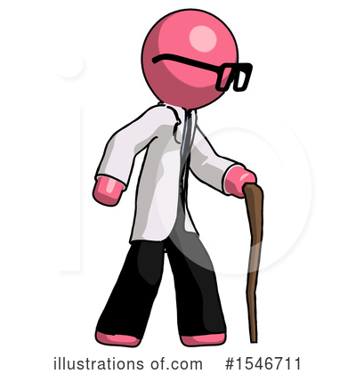 Royalty-Free (RF) Pink Design Mascot Clipart Illustration by Leo Blanchette - Stock Sample #1546711