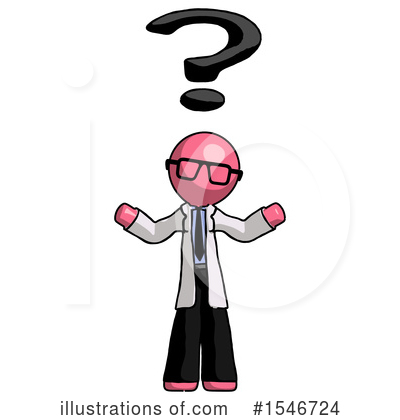 Royalty-Free (RF) Pink Design Mascot Clipart Illustration by Leo Blanchette - Stock Sample #1546724