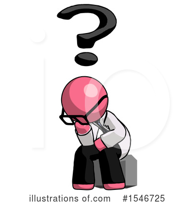 Royalty-Free (RF) Pink Design Mascot Clipart Illustration by Leo Blanchette - Stock Sample #1546725