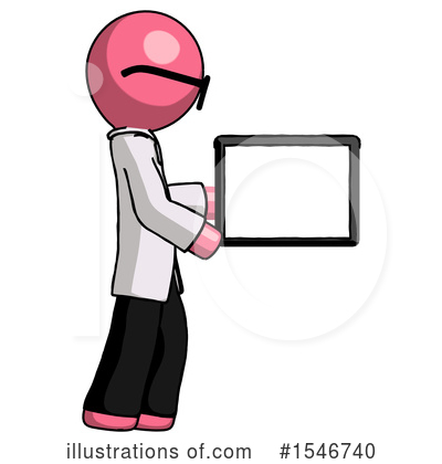 Royalty-Free (RF) Pink Design Mascot Clipart Illustration by Leo Blanchette - Stock Sample #1546740