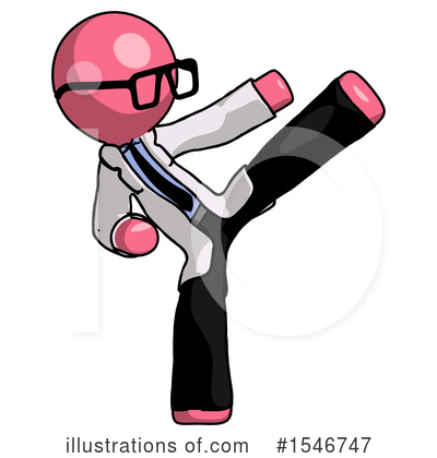 Royalty-Free (RF) Pink Design Mascot Clipart Illustration by Leo Blanchette - Stock Sample #1546747
