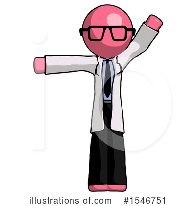 Royalty-Free (RF) Pink Design Mascot Clipart Illustration by Leo Blanchette - Stock Sample #1546751