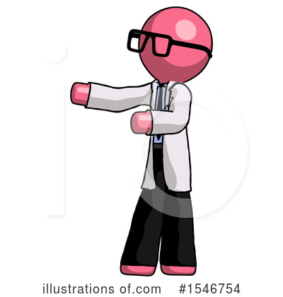 Royalty-Free (RF) Pink Design Mascot Clipart Illustration by Leo Blanchette - Stock Sample #1546754