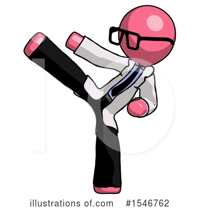 Royalty-Free (RF) Pink Design Mascot Clipart Illustration by Leo Blanchette - Stock Sample #1546762