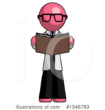 Royalty-Free (RF) Pink Design Mascot Clipart Illustration by Leo Blanchette - Stock Sample #1546783