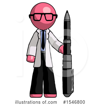 Royalty-Free (RF) Pink Design Mascot Clipart Illustration by Leo Blanchette - Stock Sample #1546800
