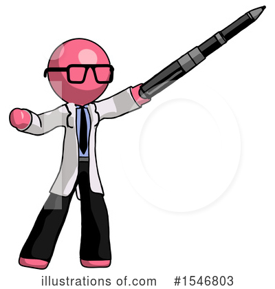 Royalty-Free (RF) Pink Design Mascot Clipart Illustration by Leo Blanchette - Stock Sample #1546803