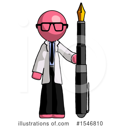 Royalty-Free (RF) Pink Design Mascot Clipart Illustration by Leo Blanchette - Stock Sample #1546810