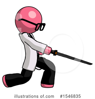 Royalty-Free (RF) Pink Design Mascot Clipart Illustration by Leo Blanchette - Stock Sample #1546835