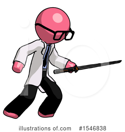 Royalty-Free (RF) Pink Design Mascot Clipart Illustration by Leo Blanchette - Stock Sample #1546838