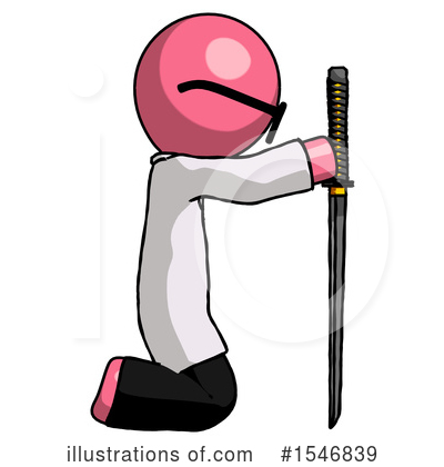 Royalty-Free (RF) Pink Design Mascot Clipart Illustration by Leo Blanchette - Stock Sample #1546839