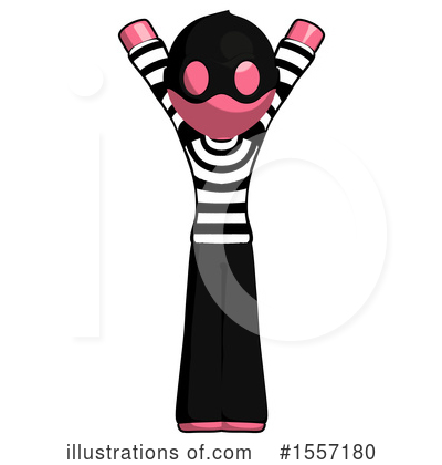 Royalty-Free (RF) Pink Design Mascot Clipart Illustration by Leo Blanchette - Stock Sample #1557180