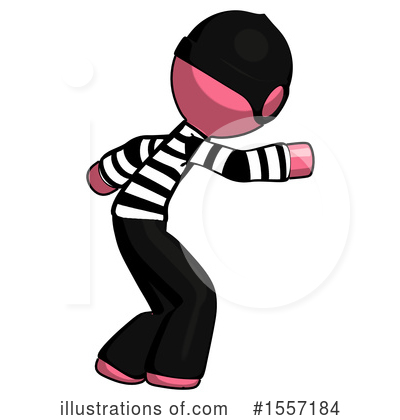 Royalty-Free (RF) Pink Design Mascot Clipart Illustration by Leo Blanchette - Stock Sample #1557184