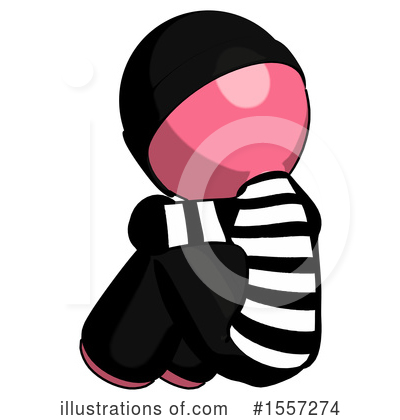 Royalty-Free (RF) Pink Design Mascot Clipart Illustration by Leo Blanchette - Stock Sample #1557274
